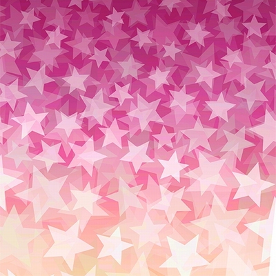Stars High Waist Leggings - Raspberry Pink